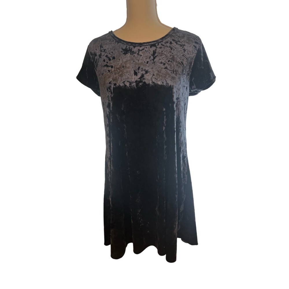 Z SUPPLY navy velvet t-shirt dress size M